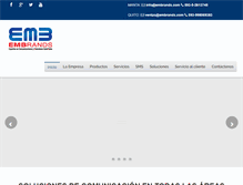Tablet Screenshot of embrands.com